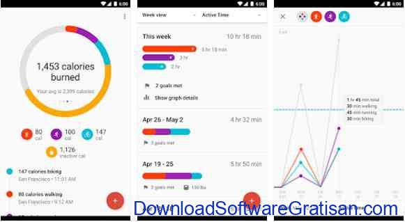 Aplikasi Gratis Android yang Berguna dan Bermanfaat Google Fit - Fitness Tracking