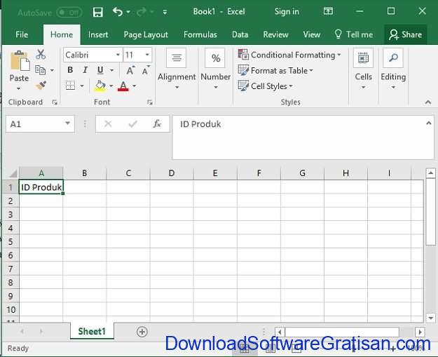 Aplikasi Stok Gudang Excel Gratis