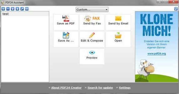 Aplikasi Gratis untuk Membuat PDF PDF24 Creator